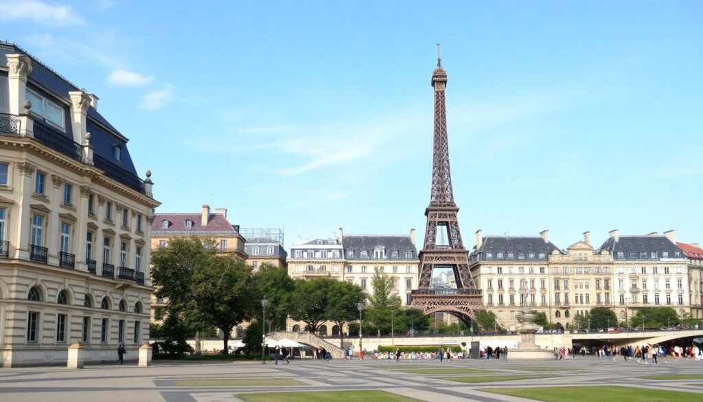 которые совершают туристы в Париже - иллюстрация