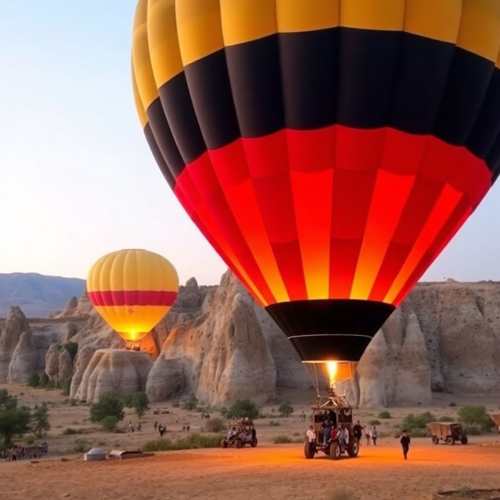 Каппадокия — полет на воздушном шаре и путешествие по подземным городам