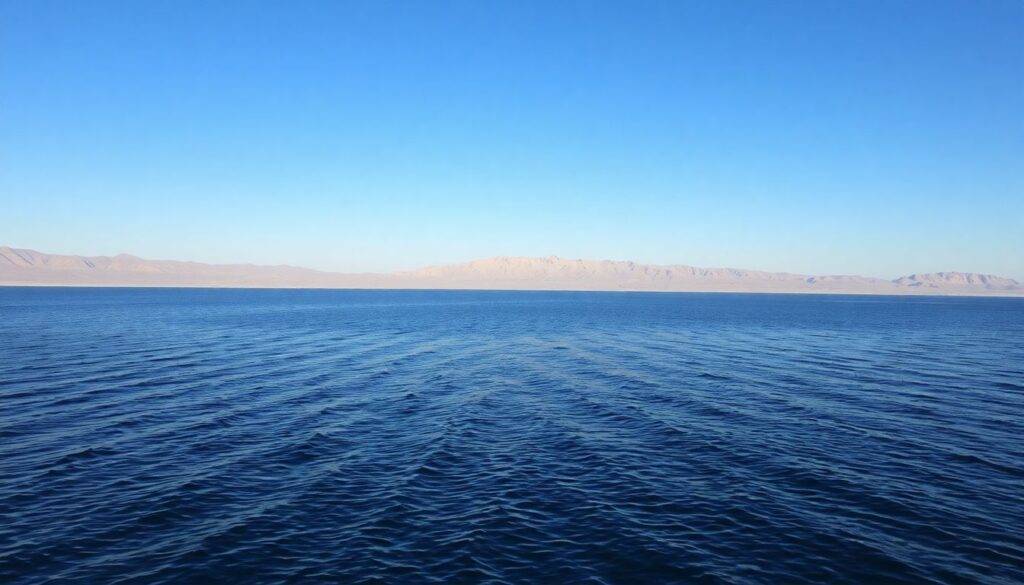 пустыня Вади-Рам и Мертвое море - иллюстрация