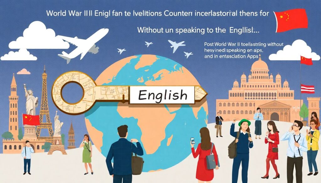 Как путешествовать без знания английского языка - иллюстрация