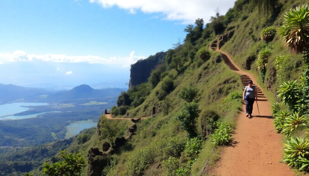 Путешествие в Гватемалу: вулкан Пакая и озеро Атитлан - иллюстрация