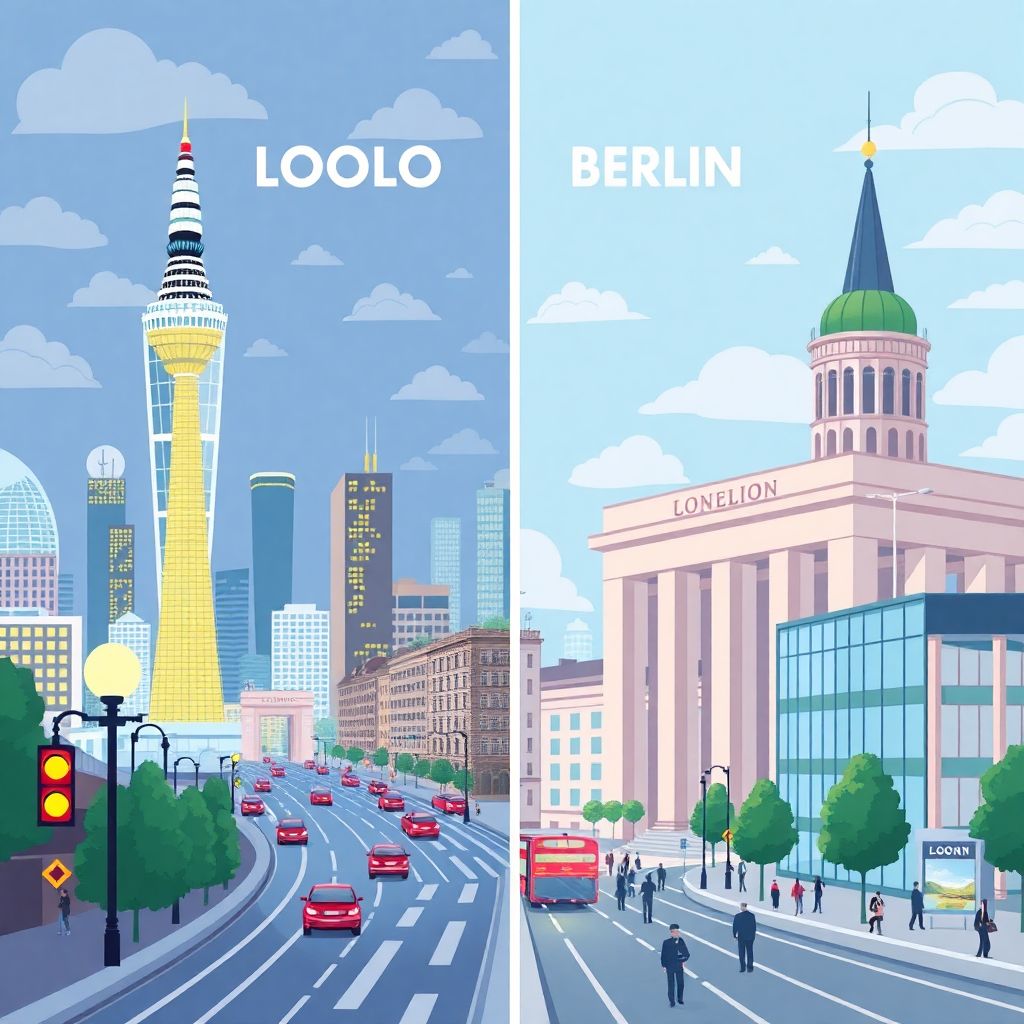 Лондон и Берлин: сравнение городов, жизни и культуры для путешественников