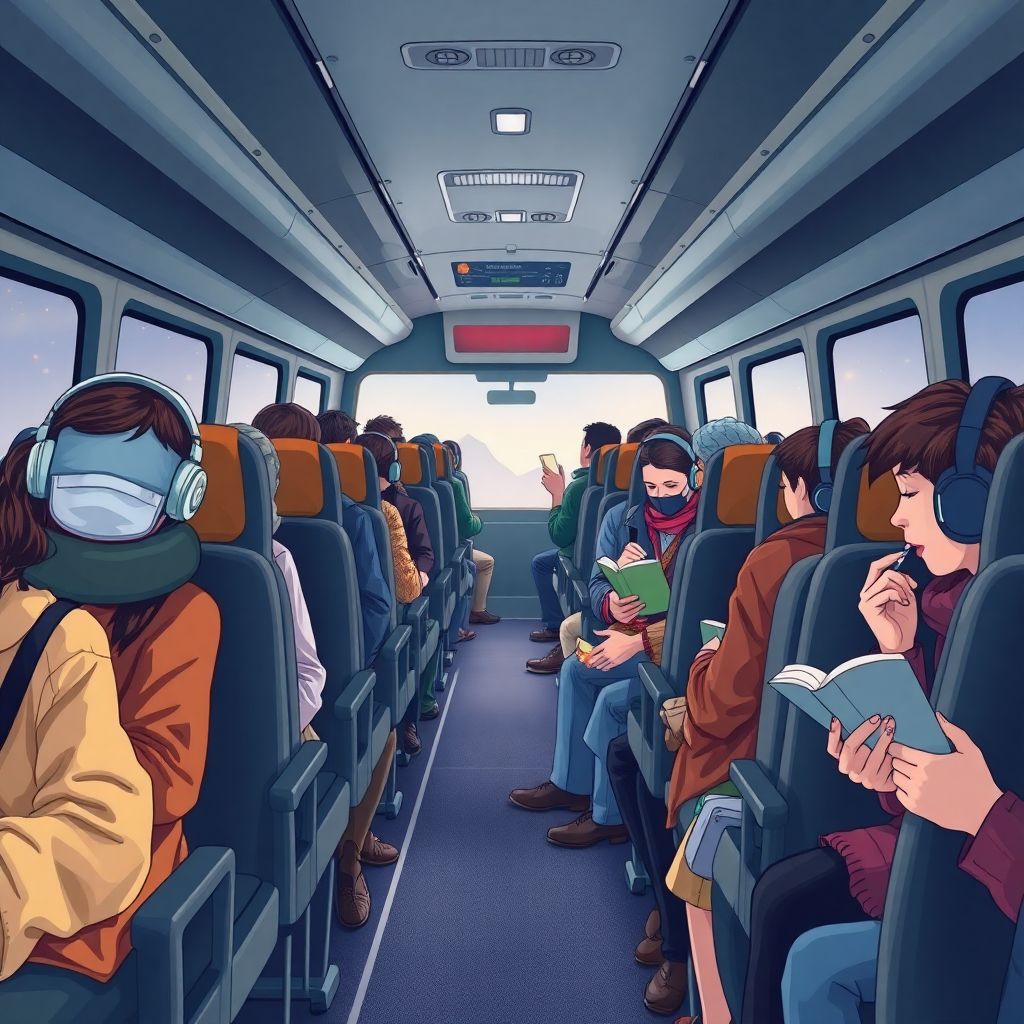 Как выжить в длительной поездке на автобусе и сделать путешествие комфортным