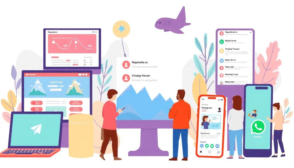 Как найти попутчиков для путешествия - иллюстрация