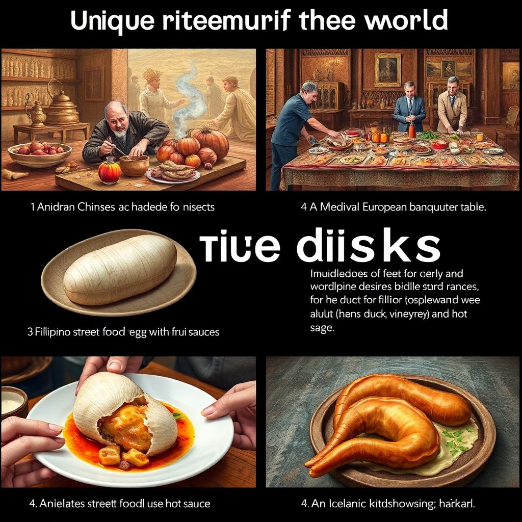 Самые необычные блюда мира, которые удивят даже самых искушённых гурманов