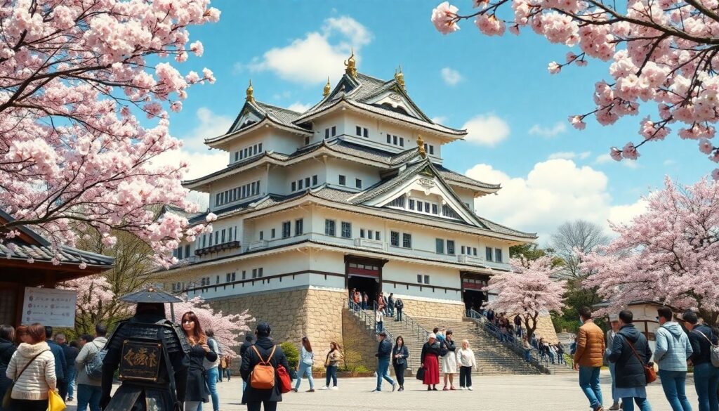 История самурайских замков Японии - иллюстрация