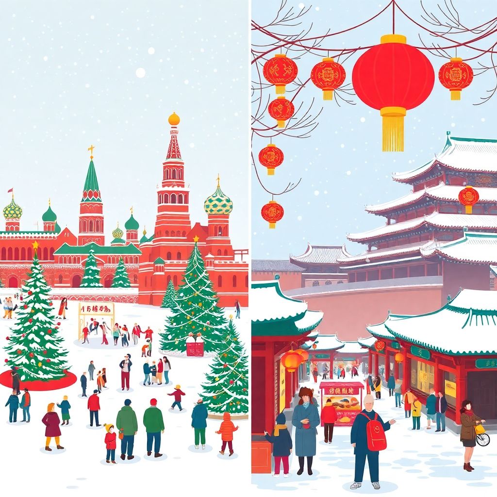 Где дешевле провести новогодние каникулы: Москва или Пекин для жителей регионов России
