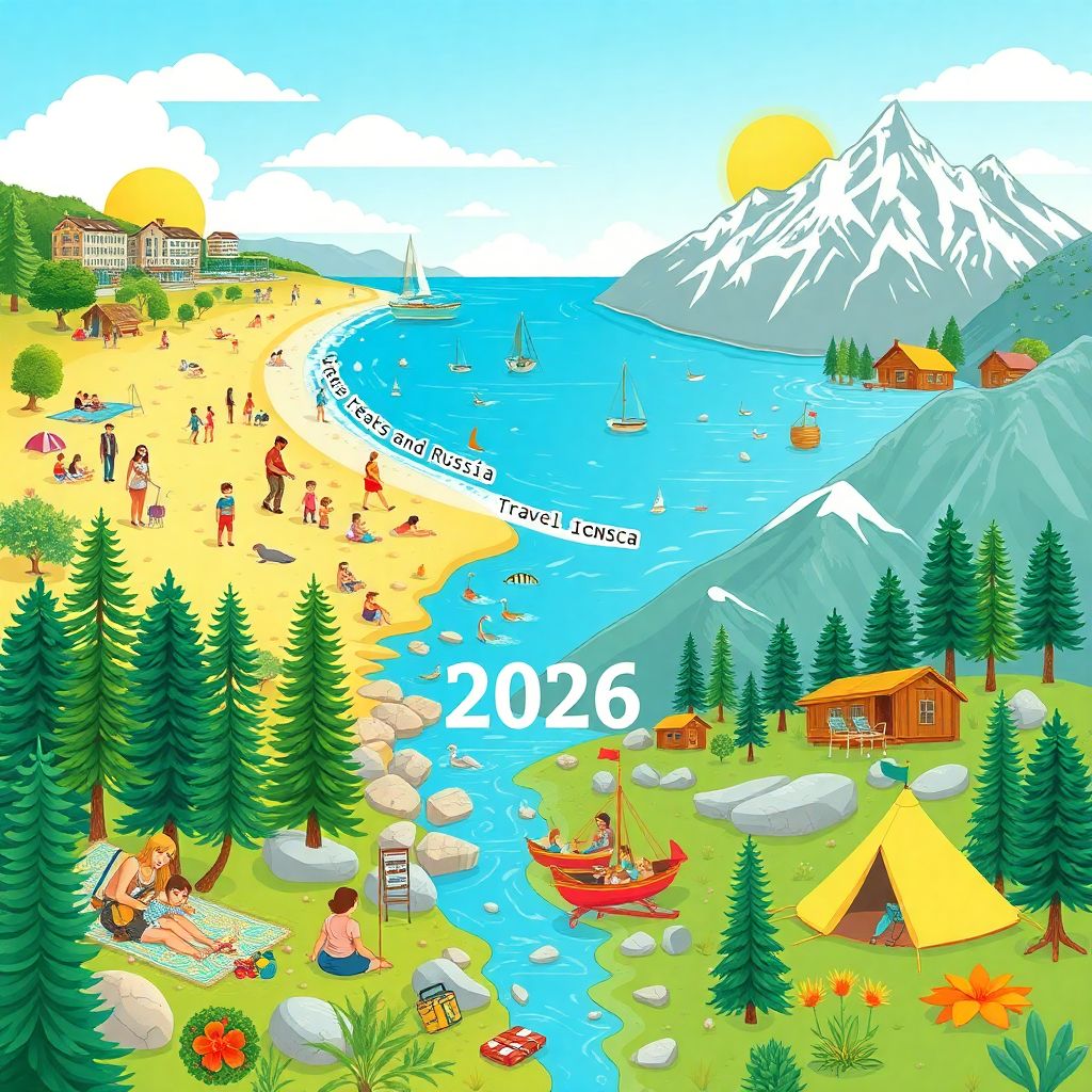 Куда поехать летом 2026: лучшие идеи для отдыха в России и за границей