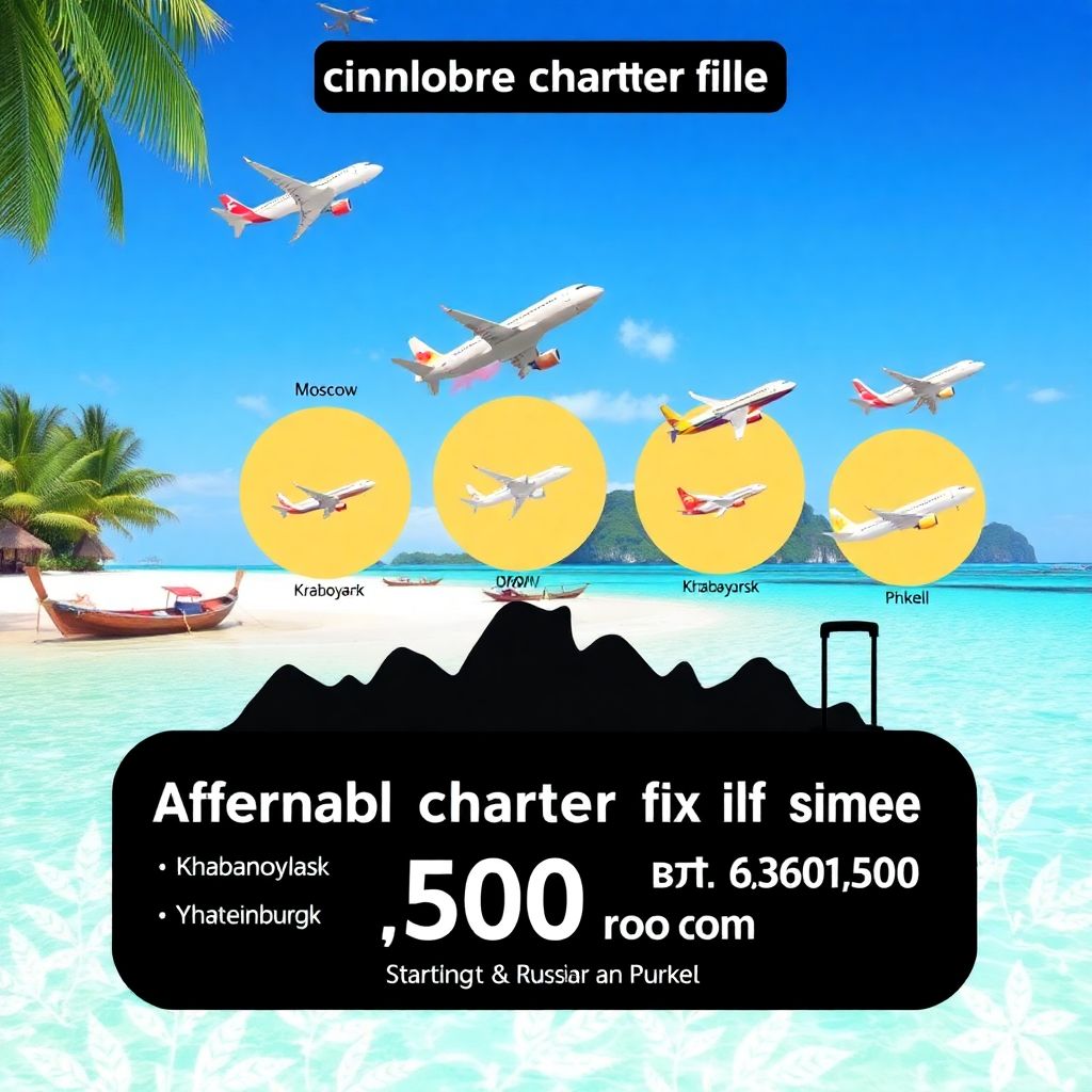 Дешёвые билеты на Пхукет из России с багажом от 26 500 рублей на чартерные рейсы