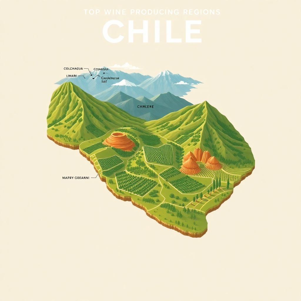 Винодельческие регионы Чили: лучшие зоны производства вина Нового Света