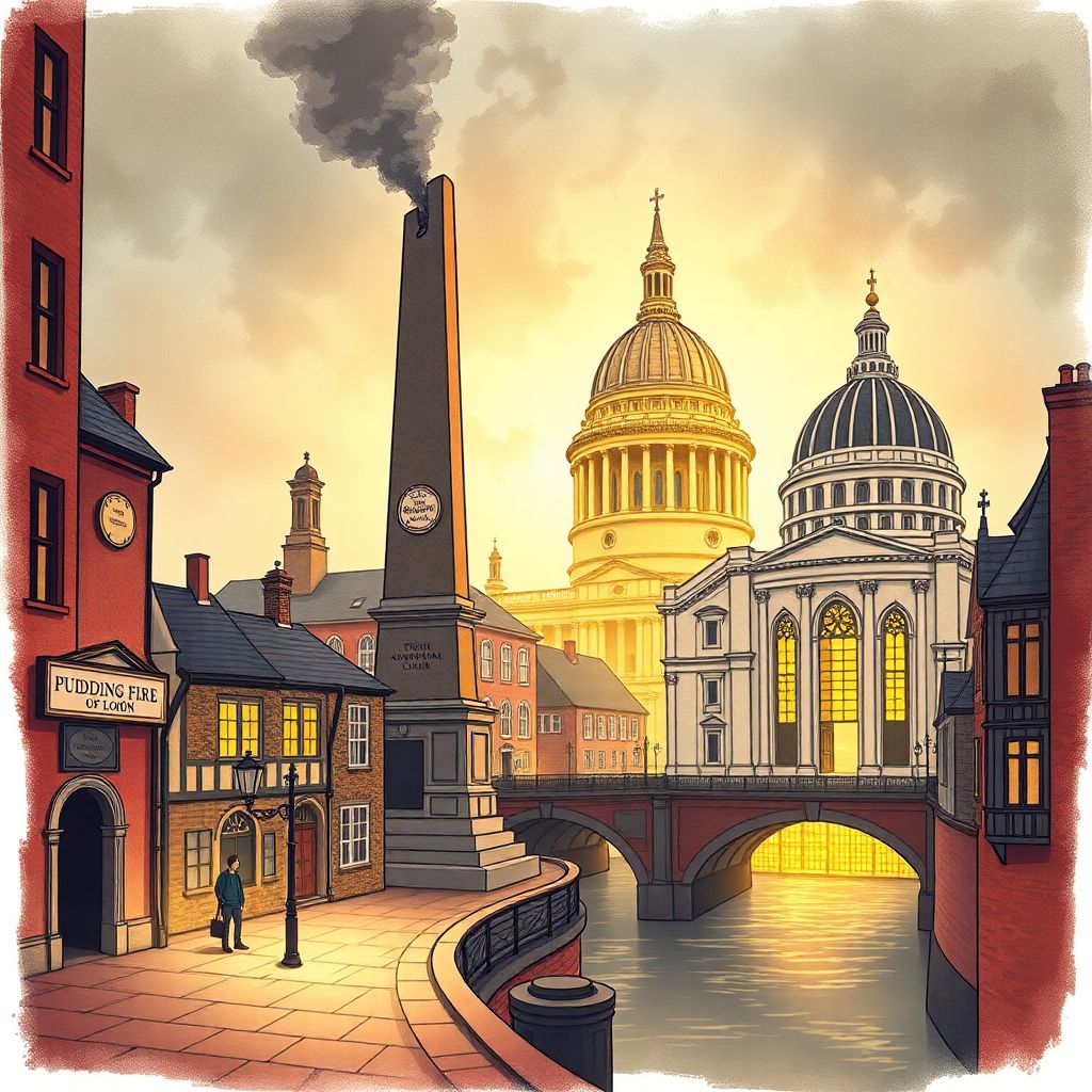 Великий пожар в Лондоне: история трагедии и прогулка по знаковым местам
