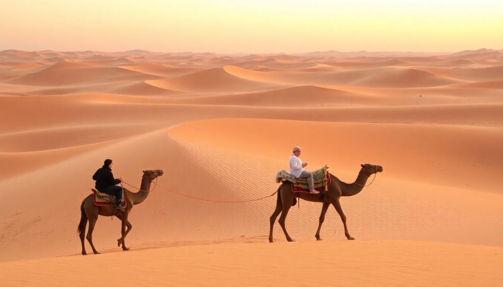 Пустыня Сахара: как организовать путешествие на верблюдах - иллюстрация