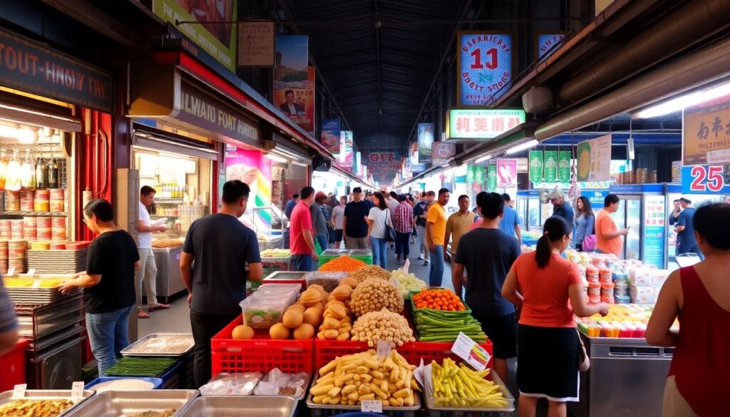 Искусство уличной еды: гид по рынкам Бангкока - иллюстрация