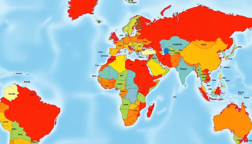 Самые маленькие страны мира - иллюстрация