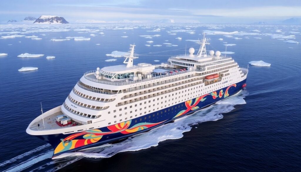 Путешествие в Антарктиду: экспедиционный круиз на край света - иллюстрация