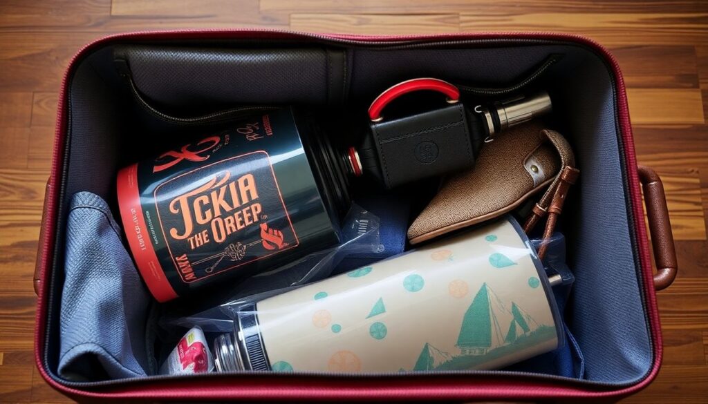 Как правильно паковать хрупкие сувениры в багаж - иллюстрация