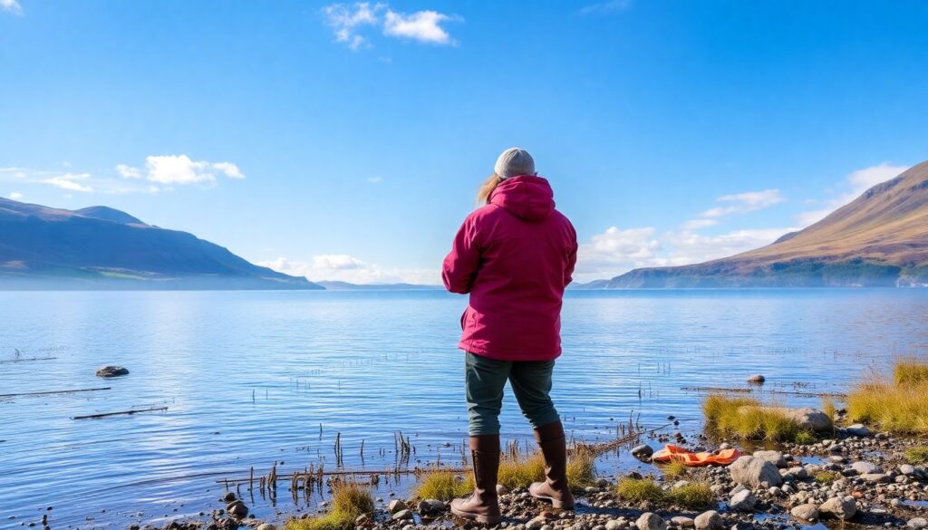 Путешествие по Шотландии: озера - иллюстрация