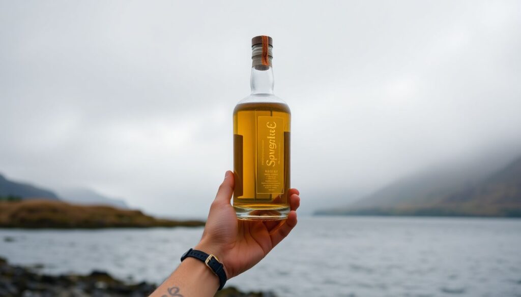 виски и легенда о Лох-Нессе - иллюстрация