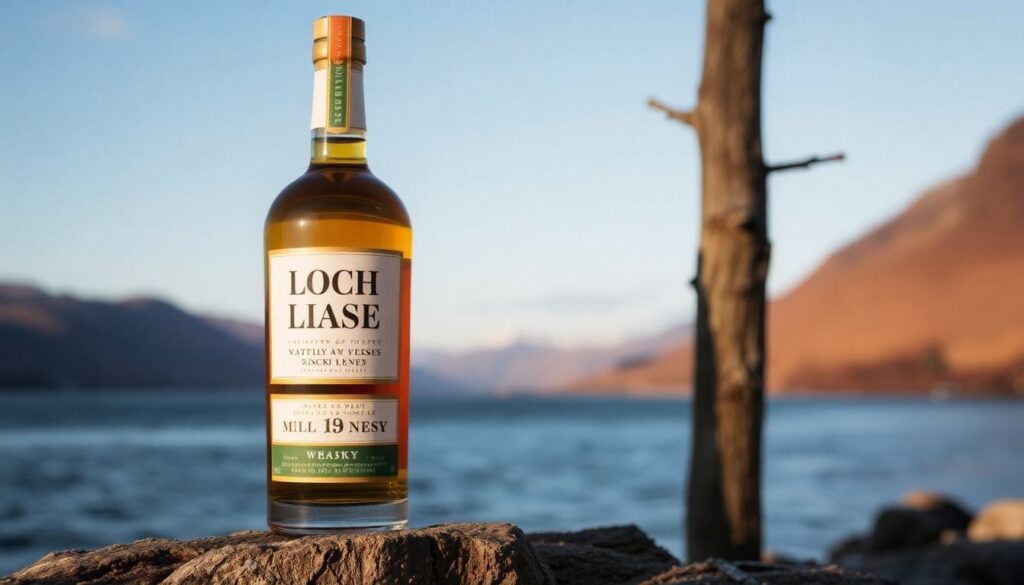 виски и легенда о Лох-Нессе - иллюстрация