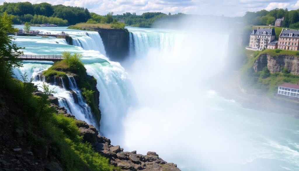 Ниагарский водопад: с какой стороны лучше смотреть - иллюстрация