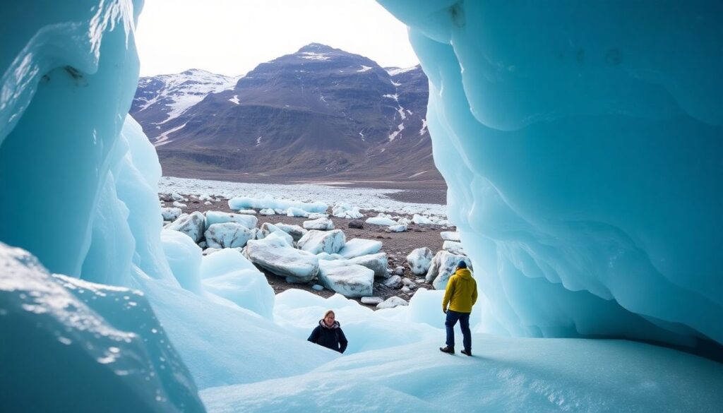 Ледники Исландии: ледяные пещеры и походы по леднику - иллюстрация