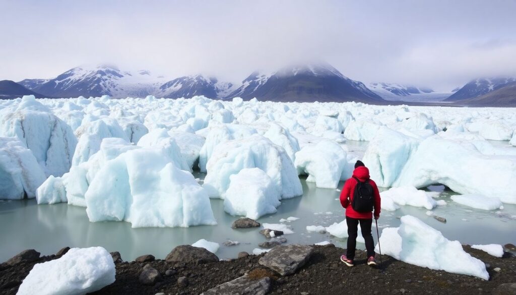 Ледники Исландии: ледяные пещеры и походы по леднику - иллюстрация