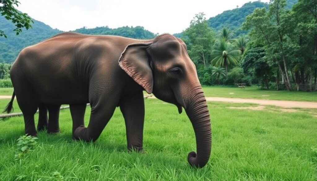 храмы и слоны - иллюстрация