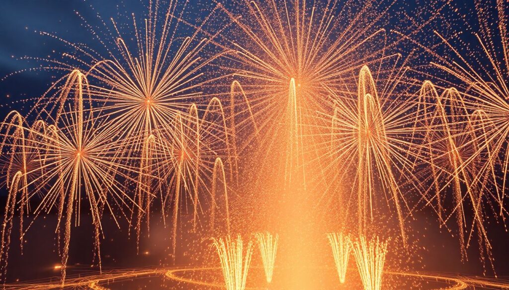 Самые впечатляющие фейерверки в мире на Новый год - иллюстрация