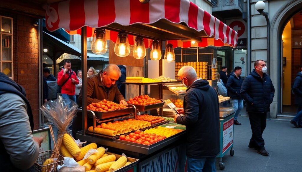 Что попробовать из уличной еды в Стамбуле - иллюстрация
