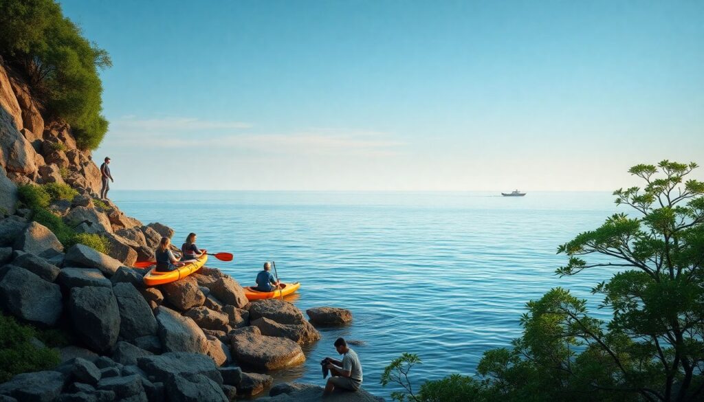 Путешествие по Великому океанскому пути в Австралии - иллюстрация