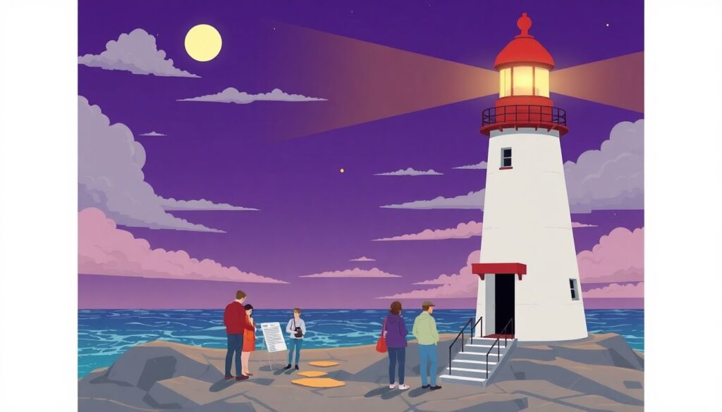 Самые красивые маяки мира - иллюстрация