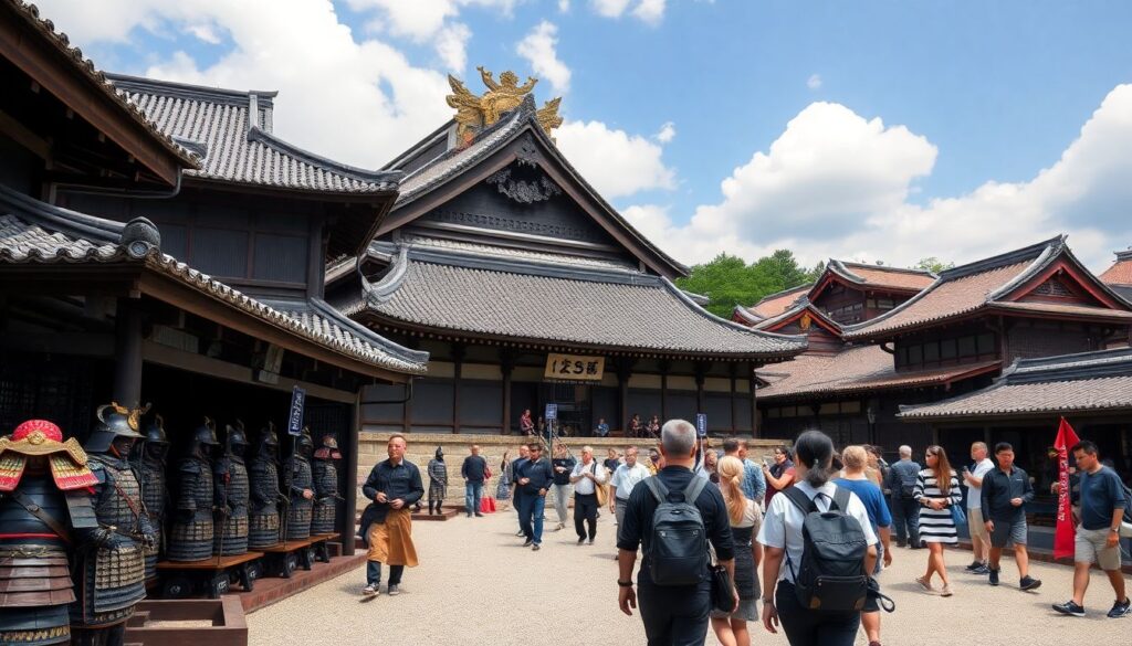 История самураев: путешествие по замкам и музеям Японии - иллюстрация