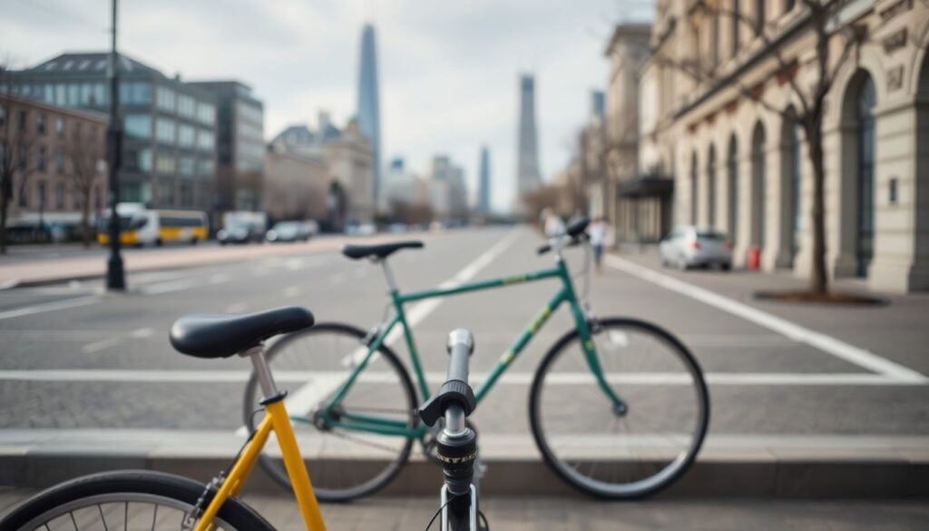 велосипеды и музеи - иллюстрация