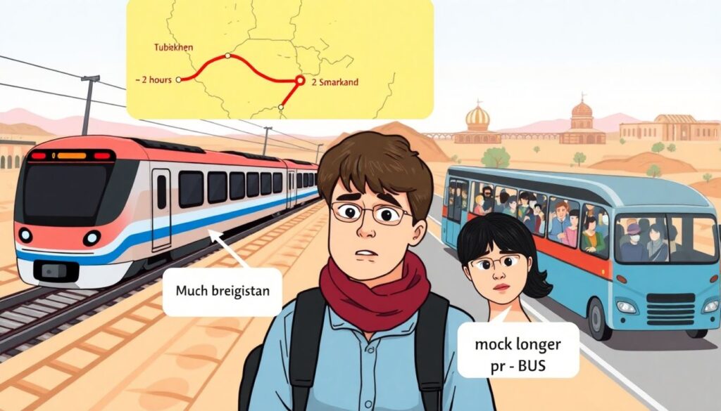 Путешествие по Шелковому пути в Узбекистане: Самарканд - иллюстрация