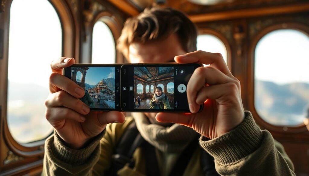 Как сделать красивые фото на смартфон в путешествии - иллюстрация