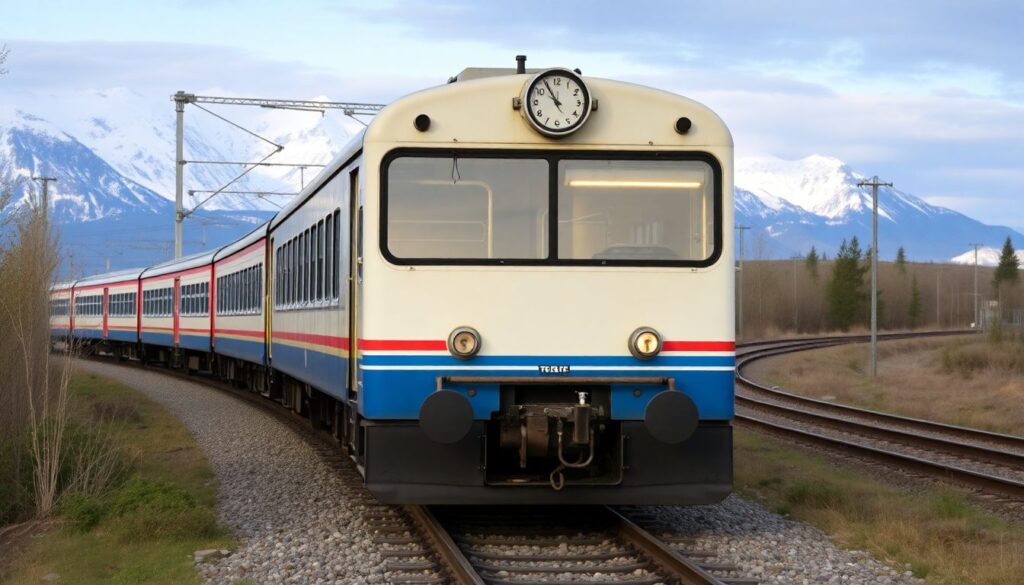 Транссибирская магистраль: путешествие через всю Россию на поезде - иллюстрация