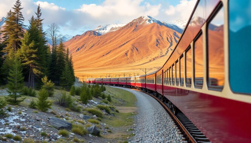 Транссибирская магистраль: путешествие через всю Россию на поезде - иллюстрация