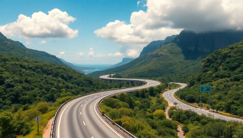 Путешествие по Дороге садов в ЮАР - иллюстрация