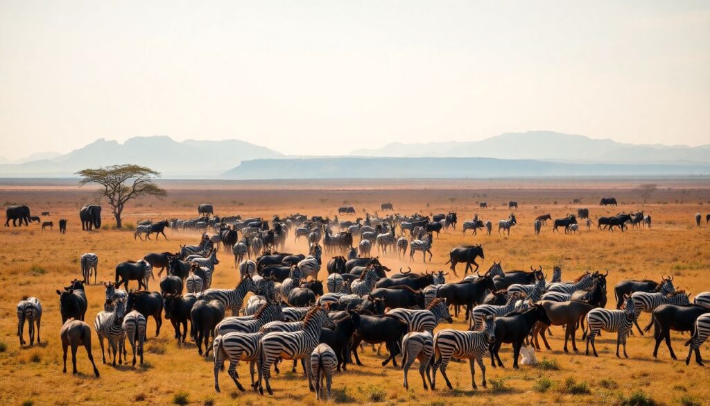 Лучшие места для наблюдения за дикими животными в их естественной среде - иллюстрация