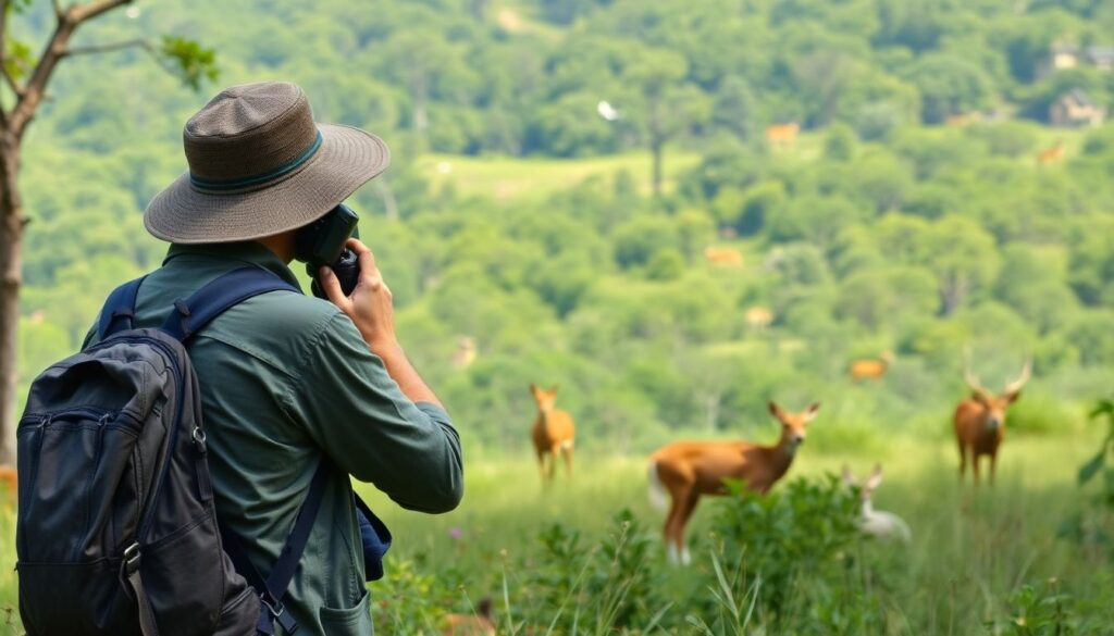 Лучшие места для наблюдения за дикими животными в их естественной среде - иллюстрация