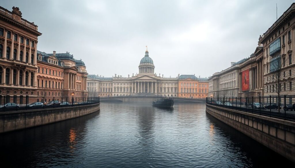 История и архитектура Санкт-Петербурга: прогулка по каналам - иллюстрация