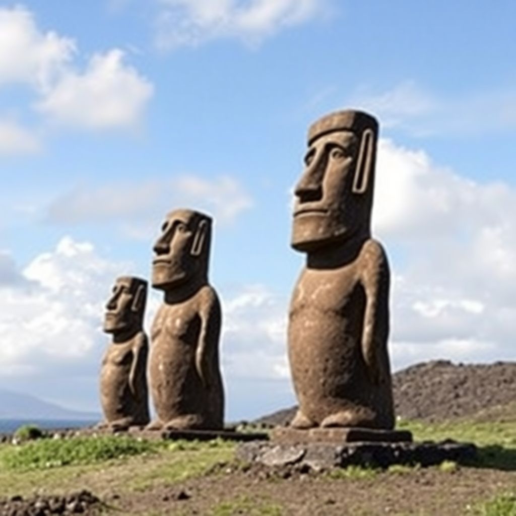 Тайны острова Пасхи и история каменных истуканов моаи