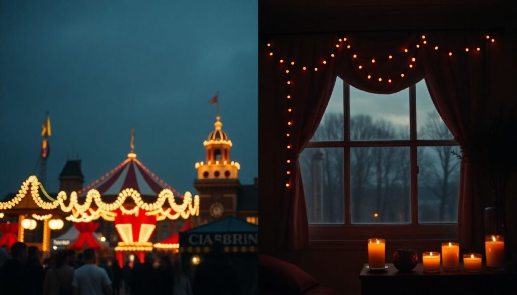 Тиволи и хюгге - иллюстрация