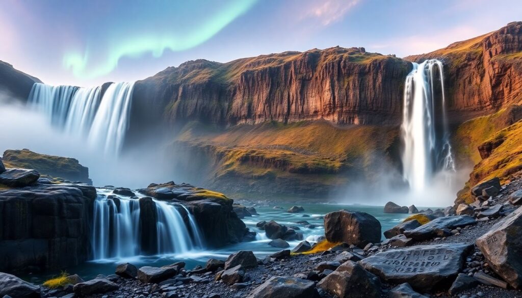 Самые красивые водопады Исландии - иллюстрация