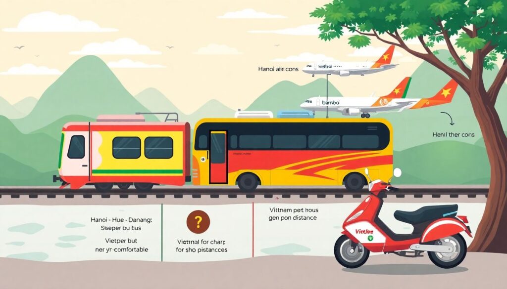 Путешествие по Вьетнаму с севера на юг: готовый маршрут - иллюстрация