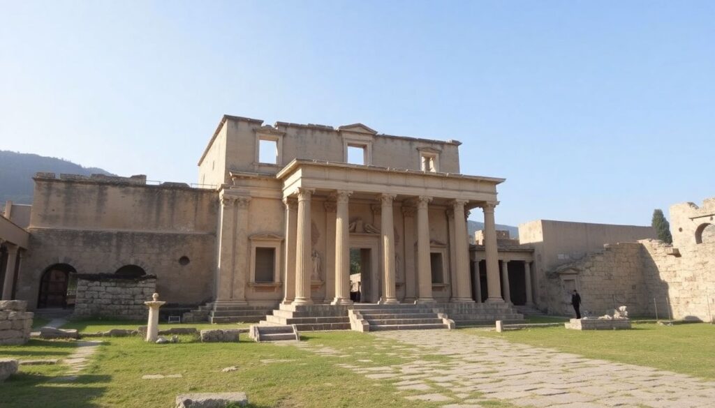 Самые впечатляющие древние руины - иллюстрация