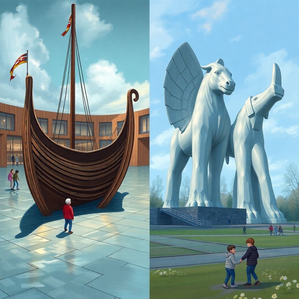 Что посмотреть в Осло: музей кораблей викингов и парк скульптур Вигеланда