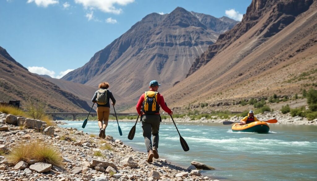 Лучшие места для рафтинга и сплавов по рекам - иллюстрация