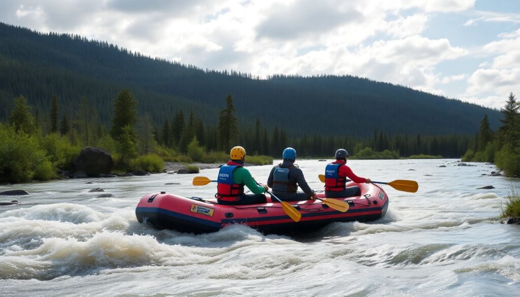Лучшие места для рафтинга и сплавов по рекам - иллюстрация