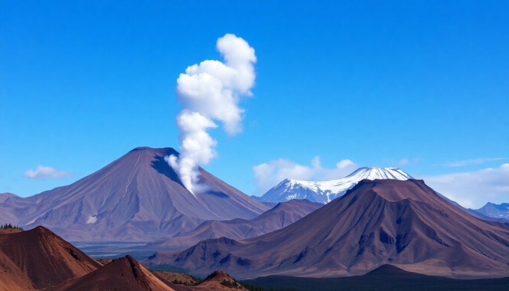 Лучшие места для наблюдения за извержением вулкана - иллюстрация